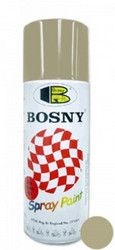 Bosny Краска акриловая (бежевый) аэрозоль 400мл, Краска акриловая | Артикул 302