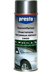 Presto Очиститель битумных пятен и смол, Для кузова | Артикул 217913