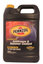 Pennzoil Antifreeze AND SUMMER Coolant 50/50 PRedILUTED 3,78л. | Артикул 071611915328