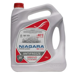 Niagara Антифриз Red G12+ (красный), 10 л 10л. | Артикул 001001001012