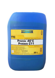Ravenol Антифриз готовый к прим. жёлтый TTC Traditional Technology Coolant Premix (20 л) 20л. | Артикул 4014835755321