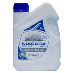 Niagara Антифриз Blue G11 (синий), 1 л 1л. | Артикул 001001003006