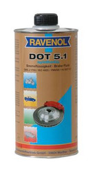 Ravenol Тормозная жидкость DOT 5.1, 1л | Артикул 4014835692213