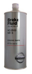 Nissan Тормозная жидкость Brake Fluid 2500 (1л) | Артикул KN10030010