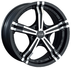 Диск литой Oz Power 16/7 ET37 Matt black + diamond cut | Артикул WHS030024