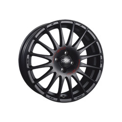 Диск литой Oz Superturismo GT 18/8 ET50 Matt black + red lettering | Артикул WHS056819