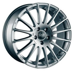 Диск литой Oz Superturismo GT 15/6,5 ET35 Race silver + black lettering | Артикул WHS027312