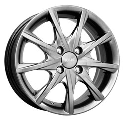    (KC443) 5.5X14 4/100 ET35 d67.1 /black platinum/ [14733] |  14733
