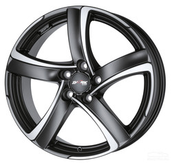 Диск литой Alutec Shark 17/7,5 ET38 Racing black front polished | Артикул WHS027722