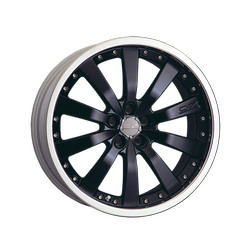 Диск литой Oz Michelangelo 10 17/7,5 ET40 Matt black + diamond cut | Артикул WHS057111