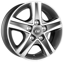 Диск литой Borbet CWD 16/6,5 ET65 Mistral anthrazit-poliert matt | Артикул WHS097766
