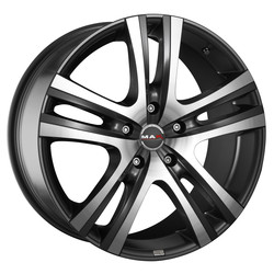 Диск литой Mak Aria 18/8 ET35 Gun metallic - mirror face | Артикул WHS069107
