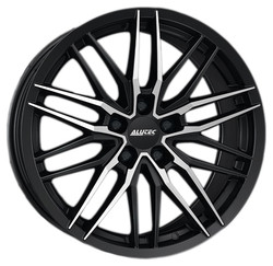 Диск литой Alutec Burnside 16/7 ET48 Diamant black front polished | Артикул WHS072448