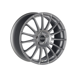 Диск литой Oz Superturismo LM 17/7,5 ET35 Matt race silver + black lettering | Артикул WHS057050