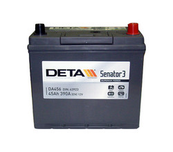 Аккумуляторная батарея Deta 45 А/ч, 390 А | Артикул DA456