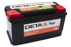 Аккумуляторная батарея Deta 95 А/ч, 800 А | Артикул DB950