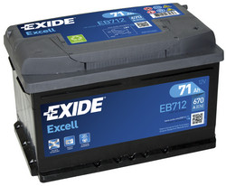   Exide 71 /, 670  |  EB712