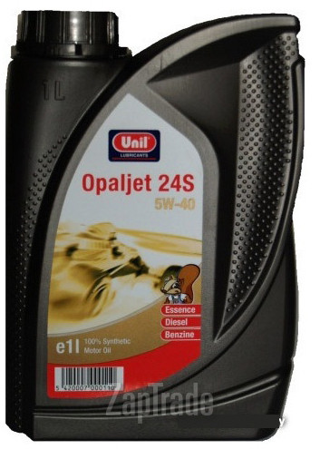Купить моторное масло Unil OPALJET 24S 5W40 Синтетическое | Артикул 5420007000110