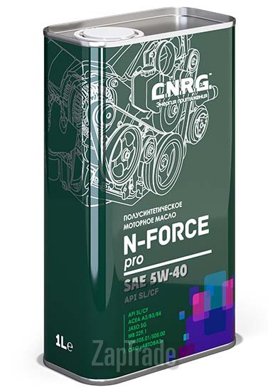 Купить моторное масло C.n.r.g. N-Force Pro Полусинтетическое | Артикул CNRG-016-0001