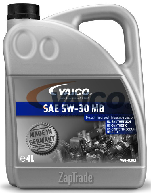 Купить моторное масло Vaico SAE 5W-30 MB Синтетическое | Артикул V60-0303