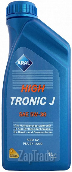 Купить моторное масло Aral HighTronic J Синтетическое | Артикул 151CED