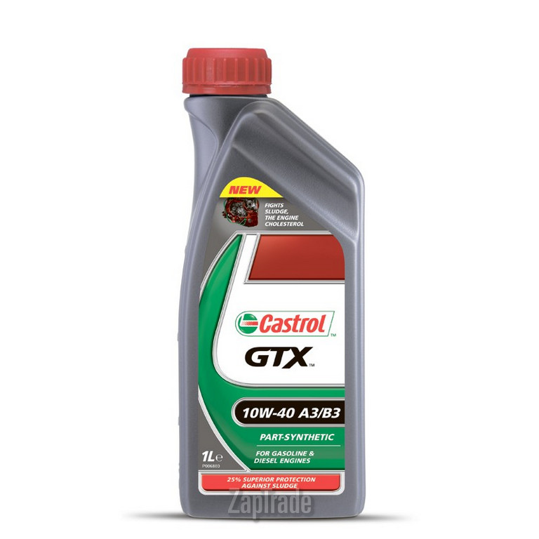 Купить моторное масло Castrol GTX A3/B3 Полусинтетическое | Артикул 1586FC