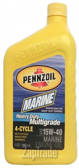Купить моторное масло Pennzoil Marine Heavy Duty Multigrade 4-Cycle Синтетическое | Артикул 071611917452