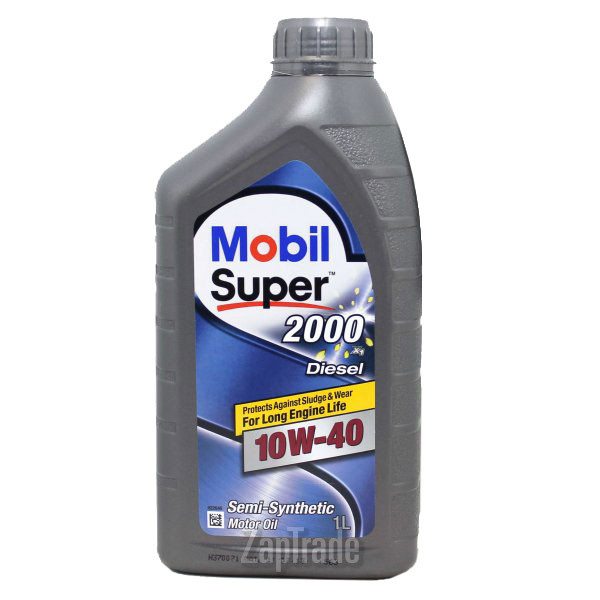 Купить моторное масло Mobil SUPER Diesel 2000 X1 Полусинтетическое | Артикул 152627