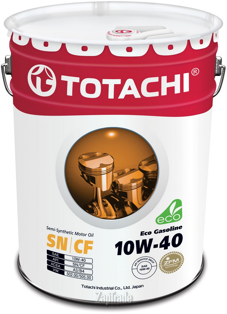 Купить моторное масло Totachi Eco Gasoline 10W-40 Полусинтетическое | Артикул 4589904934926