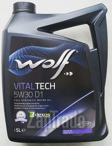 Купить моторное масло Wolf VITALTECH 5W30 D1 Синтетическое | Артикул 8332449