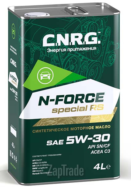Купить моторное масло C.n.r.g. N-Force Special RS Синтетическое | Артикул CNRG-024-0004