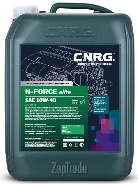 Купить моторное масло C.n.r.g. N-Force Elite Полусинтетическое | Артикул CNRG-022-0020