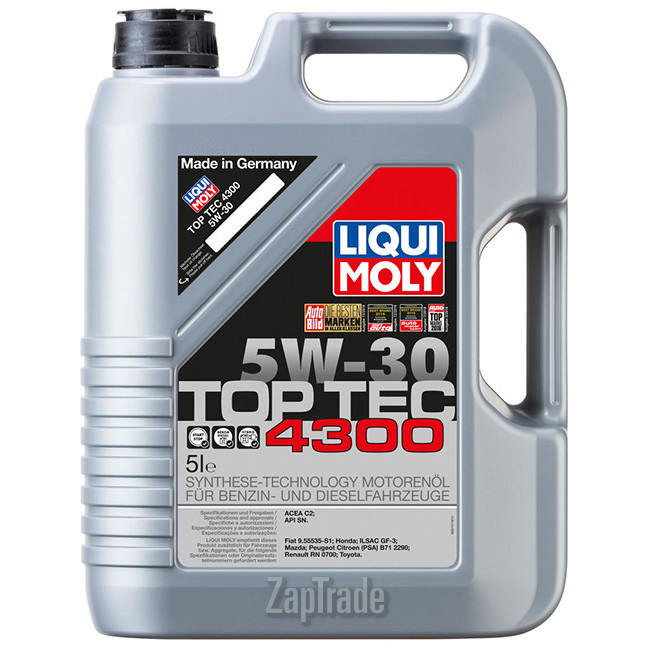 Купить моторное масло Liqui moly Top Tec 4300 Синтетическое | Артикул 8031