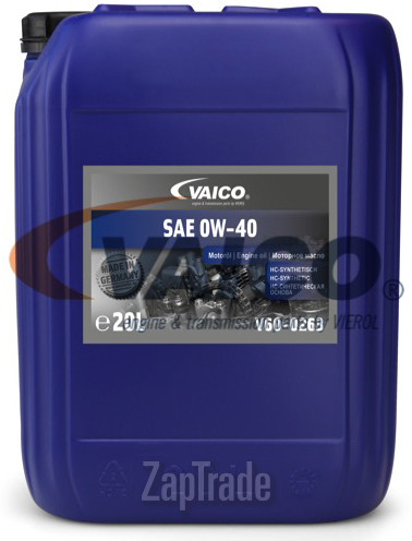 Купить моторное масло Vaico SAE 0W-40 Синтетическое | Артикул V60-0263