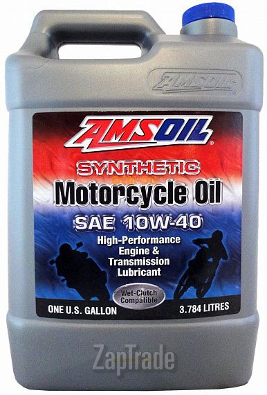 Купить моторное масло Amsoil Synthetic Motorcycle Oil Синтетическое | Артикул MCF1G