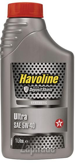 Купить моторное масло Texaco HAVOLINE ULTRA Синтетическое | Артикул 840310NKE