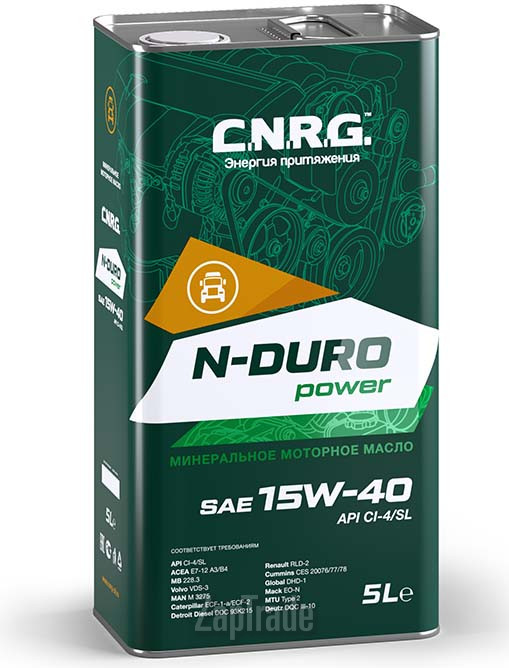 Купить моторное масло C.n.r.g. N-Duro Power Минеральное | Артикул CNRG-036-0005