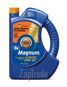 Купить моторное масло Тнк Magnum Ultratec 10W-40 Полусинтетическое | Артикул 40615742