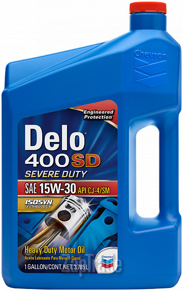 Купить моторное масло Chevron Delo 400 SD 15W-30 Минеральное | Артикул 224615463