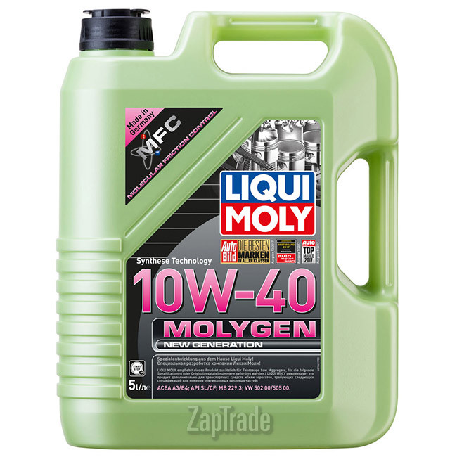 Купить моторное масло Liqui moly Molygen New Generation Синтетическое | Артикул 9061