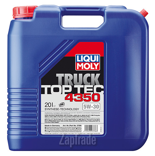 Купить моторное масло Liqui moly Top Tec Truck 4350 Синтетическое | Артикул 3786
