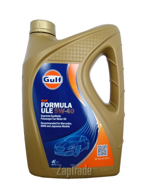Купить моторное масло Gulf Formula ULE Синтетическое | Артикул 5056004114026