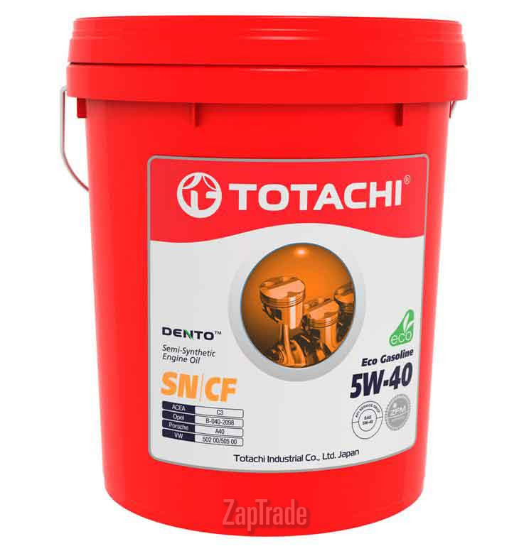 Купить моторное масло Totachi DENTO Eco Gasoline Полусинтетическое | Артикул 4589904528217