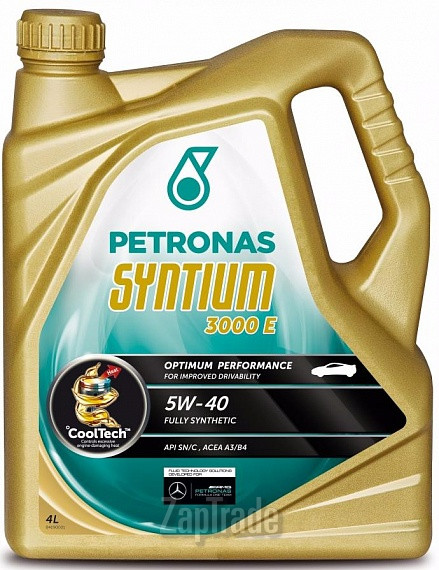 Купить моторное масло Petronas Syntium 3000 E 5W-40 Синтетическое | Артикул 18054019