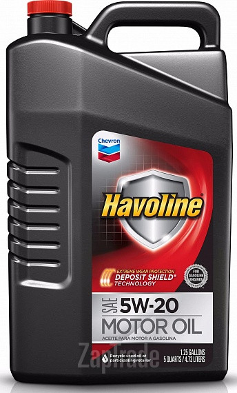 Купить моторное масло Chevron Havoline 5W-20 Полусинтетическое | Артикул 223393485