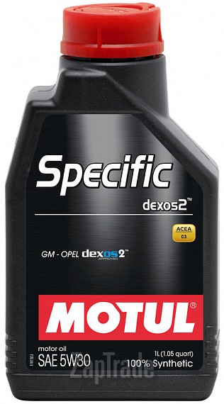 Купить моторное масло Motul Specific Dexos2 Синтетическое | Артикул 102638