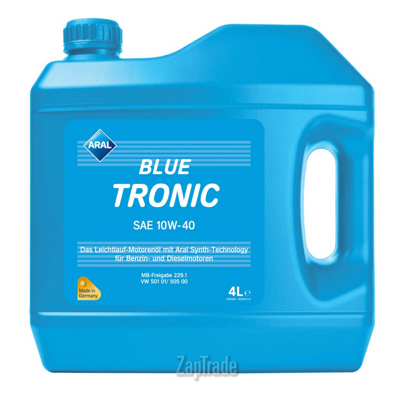 Купить моторное масло Aral BlueTronic Полусинтетическое | Артикул 20484