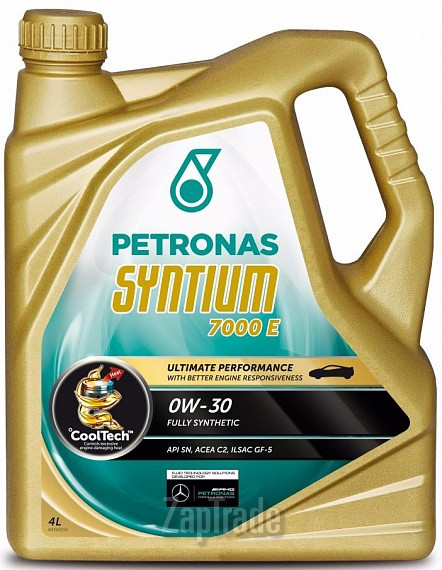 Купить моторное масло Petronas Syntium 7000 E 0W-30 Синтетическое | Артикул 18554019