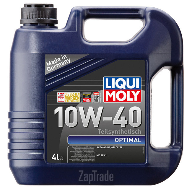Купить моторное масло Liqui moly Optimal Полусинтетическое | Артикул 3930