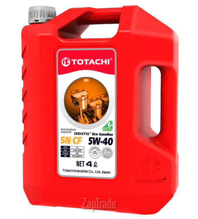 Купить моторное масло Totachi DENTO Eco Gasoline Полусинтетическое | Артикул 4589904528200